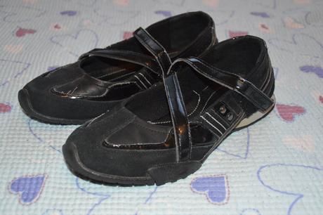 36 37 2x černé balerínky společenské boty, victory,36