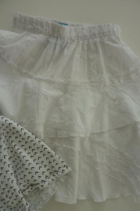 Set tričko + dvě sukně vel. 128/134, 122–134