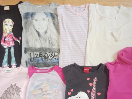 Trika dívčí s dlouhým rukávem vel.116-134, 116