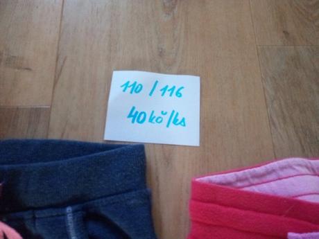 2 x tepláky, vel 110/116, faf, f&f,110