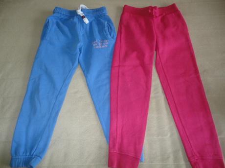 Červené tepláky hm, vel. 6-7 let, h&m,122