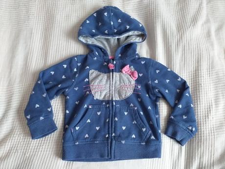 Teplá mikina s kapucí vel. 80 zn. cool club, coolclub,80