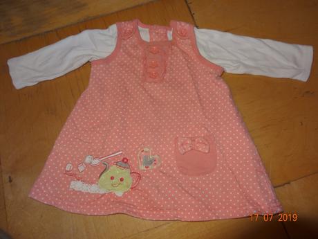 Dívčí šaty čajová konvice a cukr, george,62