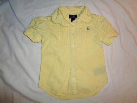Luxusní žlutá košile polo ralph lauren, ralph lauren,110