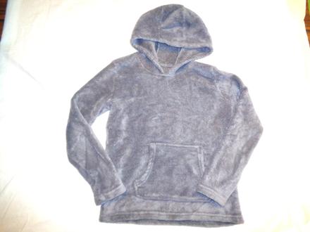 Šedá chlupatková mikina, 146