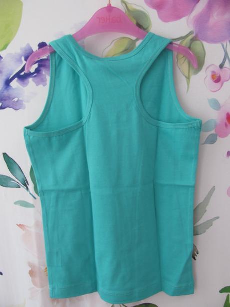 Letní tyrkysové tričko bez rukávů-monster high, 128