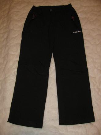 Sportovní outdoor kalhoty, alpine pro,128