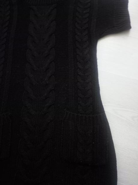 Rolákový dlouhý svetr pletene šaty 36,s, new look,36