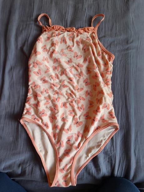 Plavky s motýly lososové, 134