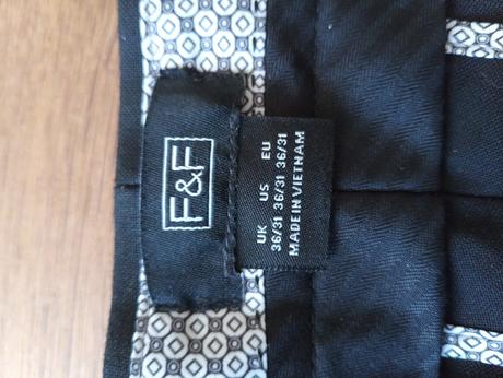 Pánské společenské kalhoty 36/31, f&f,36