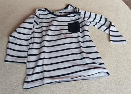 Pruhované tričko, h&m,80