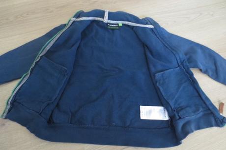 Mikina na zip loap bavlna 116/122, loap,122