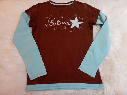 Dívčí halenka s dlouhým rukávem, 146