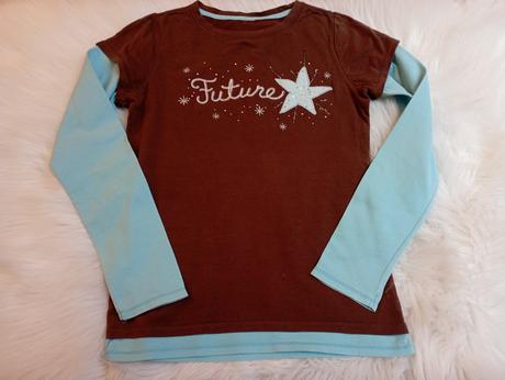 Dívčí halenka s dlouhým rukávem, 146