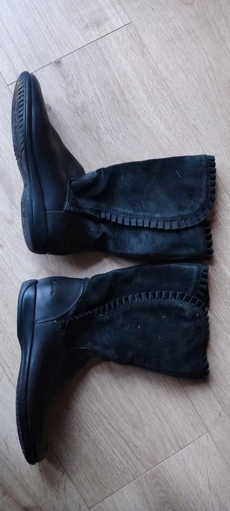 Nádherné kožené kozačky zn. clarks vel. 34, clarks,34