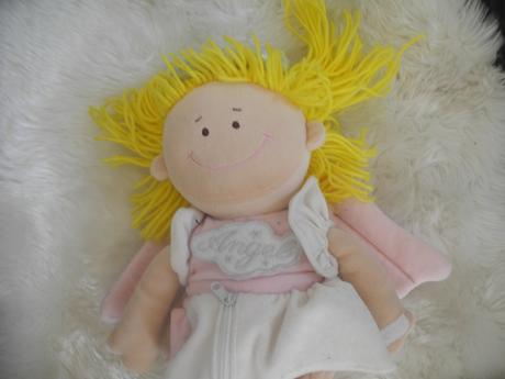 Látková panenka anděl, 