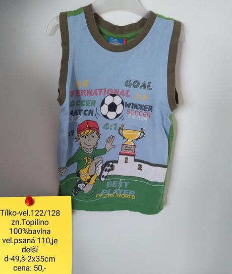 Tílko-vel.122/128, topolino,128