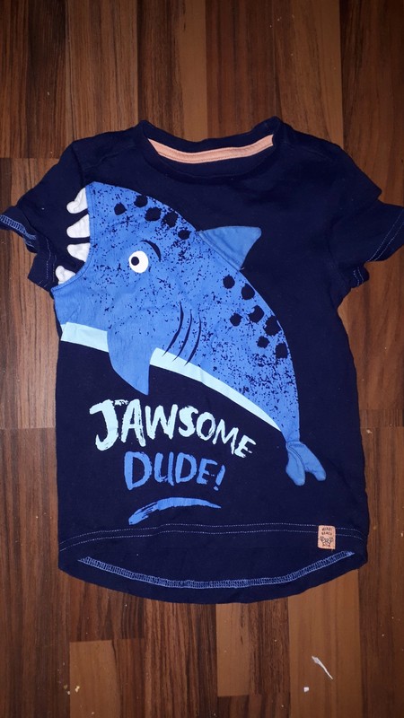 Tričko se žralokem 92 nutmeg, nutmeg,92