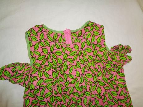 Luxusní růžovézelené šaty - otevřené ramena, 152 / 158