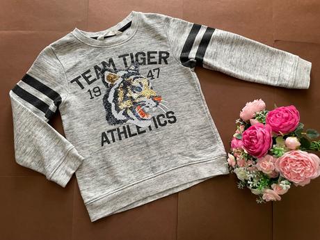 Mikina šedá - v.110-116, h&m,110