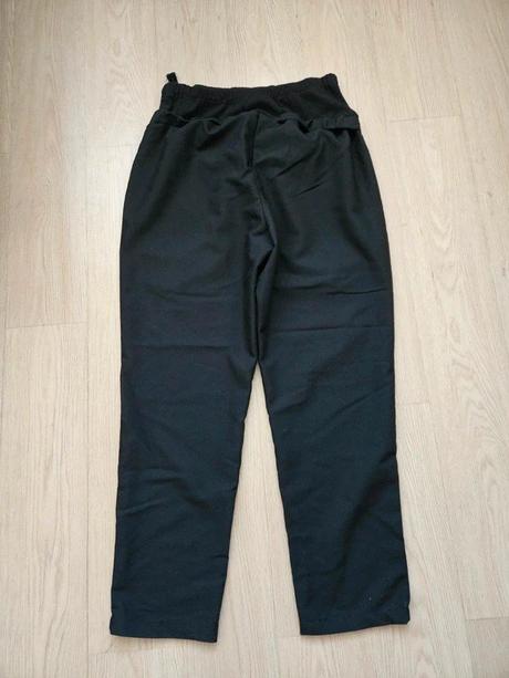 Černé casual těhotenské kalhoty, vel. l, l