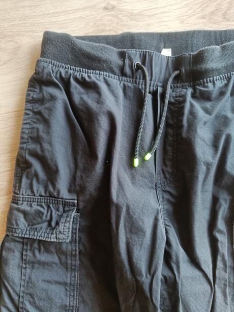 Plátěné jogger kalhoty, velikost 158, h&m,158