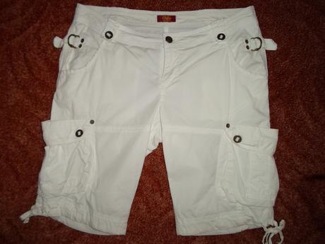 Bílé kalhoty kraťasy šortky, 40