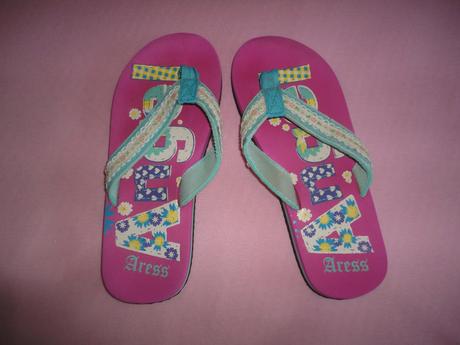 Dívčí žabky/sandály aress, vel. 33, délka 22,5cm, 33