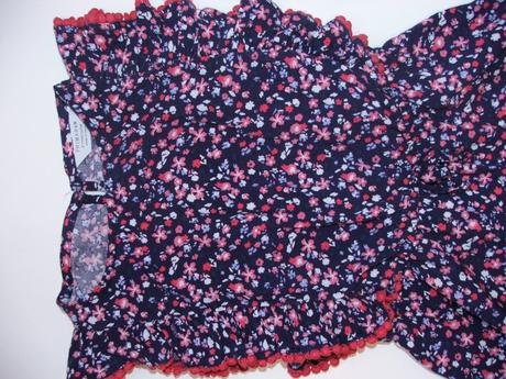 P413 letní kraťáskový overal vel. 6-7 let, primark,122