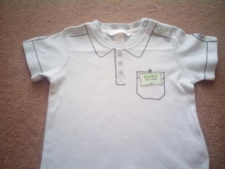 Tričko alá košile pro prcky, h&m,68