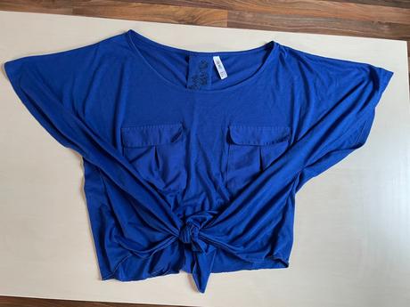 Crop top do uzlu, vel 46/ 3xl i méně volně, denimc, denim co,xxxl