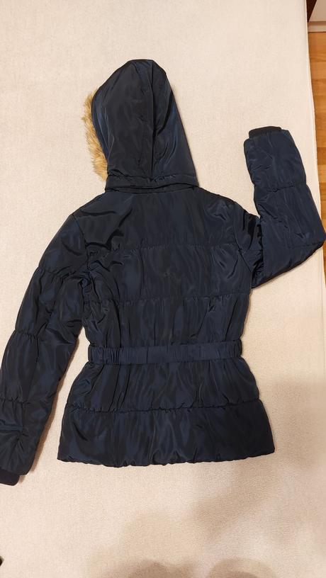 Tmavě modrá bunda h&m,vel.158, h&m,158