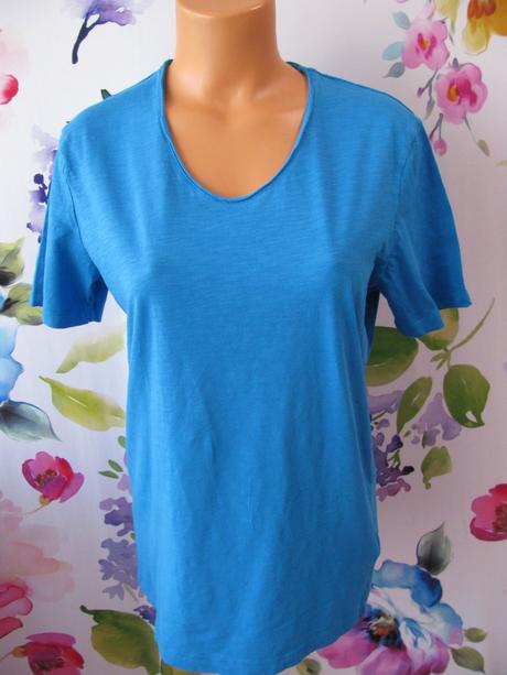 Modré bavlněné tričko, c&a,m