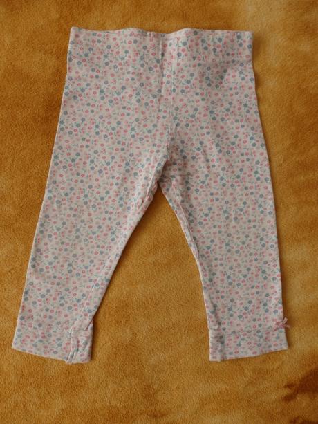 Legínky s kytičkami, f&f,86