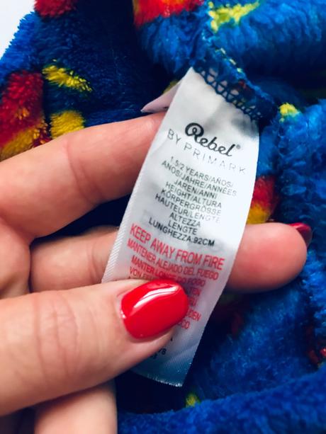 Ob/ pyžamo fleecové - v.18/24 měs., primark,92