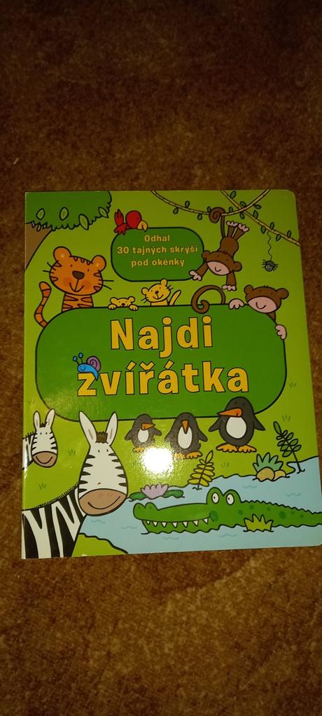 Kniha - najdi zvířátka,