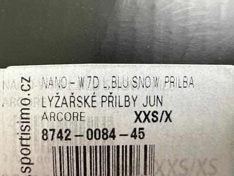 Dětská přilba na lyže arcore + brýle na lyže, xs