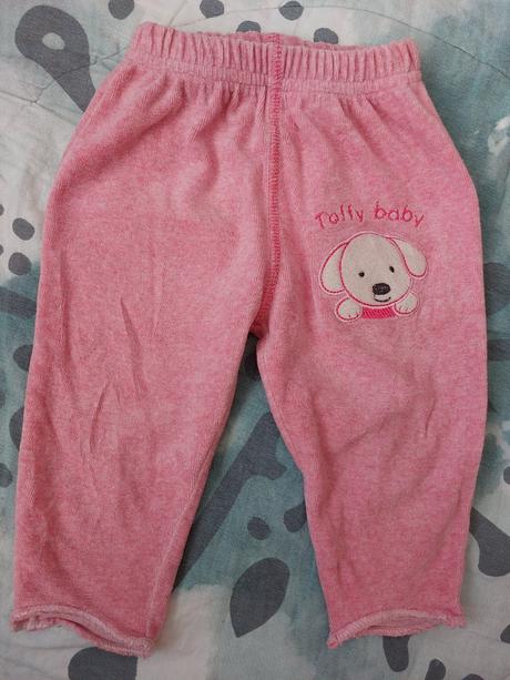 Tepláčky velurové pejsek, 74