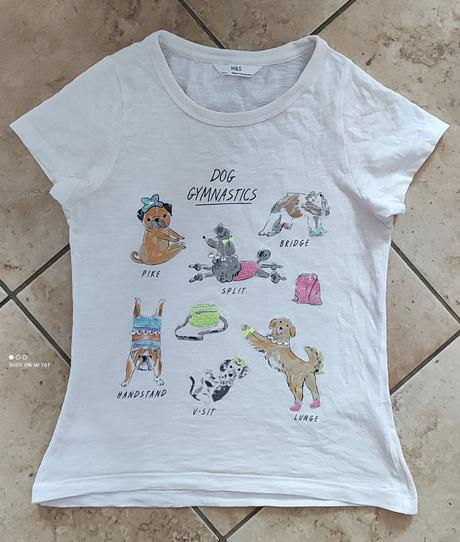 Tričko s aplikacemi, marks & spencer,140