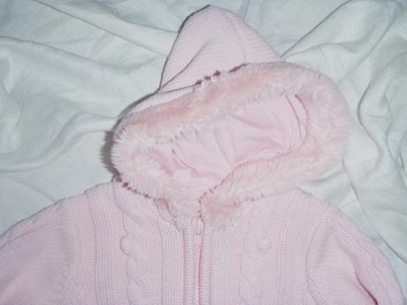 Luxusní teploučký copánkový svetr podšitý bavlnou, george,68