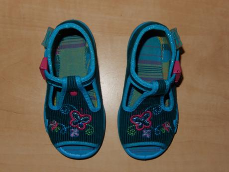 Papučky/bačkůrky befado s motýlkem, befado,21