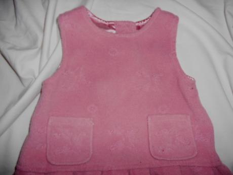 Nádherné skládané flízové šaty, next,74