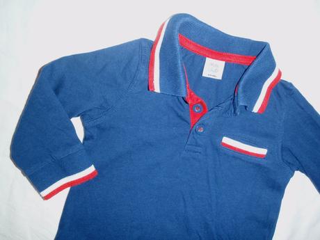 Super komplet polo trička a riflíků do manžetky, nutmeg,74