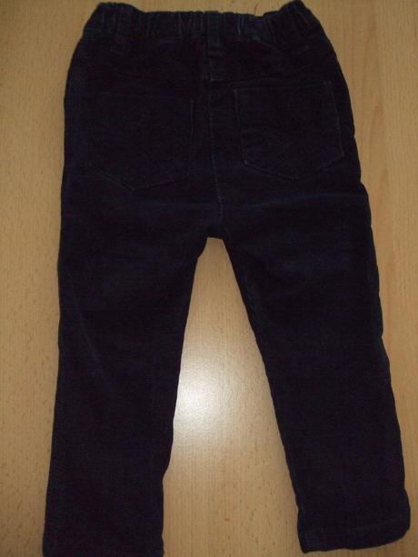 Elastické kordové kalhoty tu- nenošené, tu,80