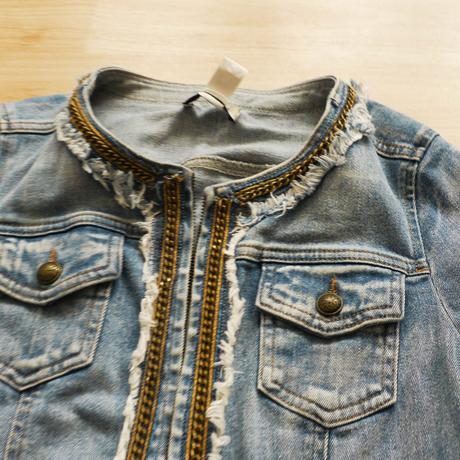 Kratka dzinova bundicka od mango xs - s, mango,xs