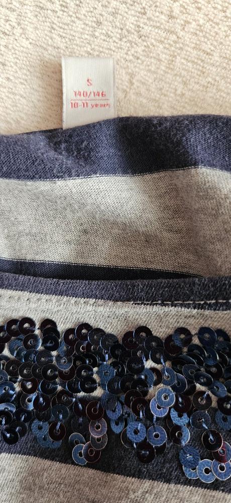 Dívčí mix triček (3x dlouhý a 2x krátký), 134/140, 140–152