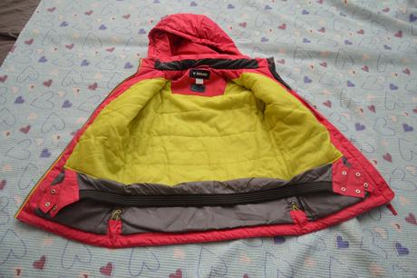 Lyžařská dívčí zimní bunda nepromokavá, brugi,152