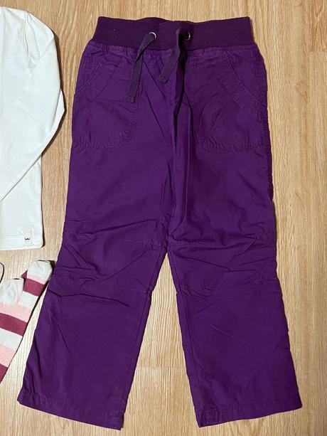 Dívčí jar/podzim set - kalhoty, trika, punčochy, pidilidi,98