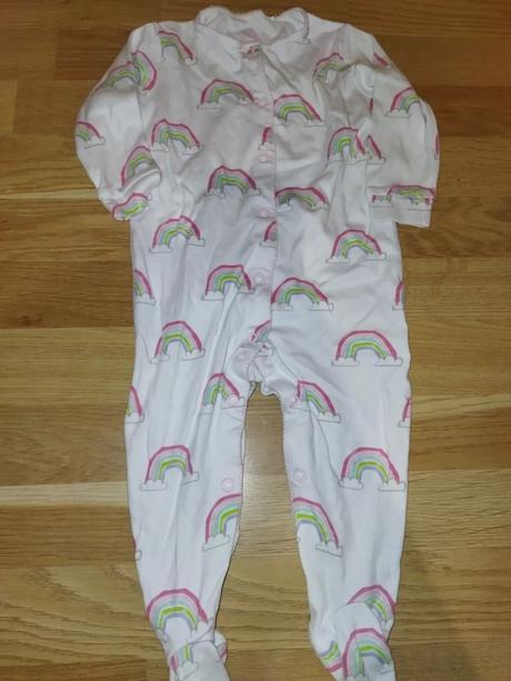 Bílý overal s duhy 80 next, next,80