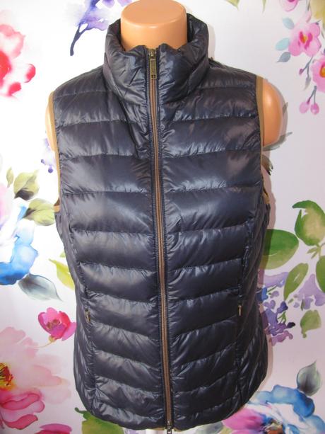 Péřová prošívaná vesta inkoustově fialová s.oliver, s.oliver,38